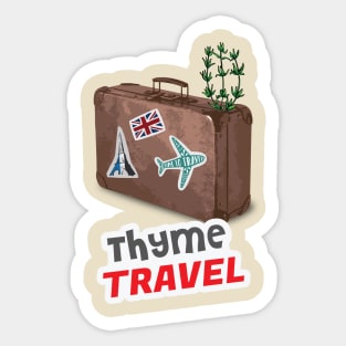 Thyme Travel Sticker